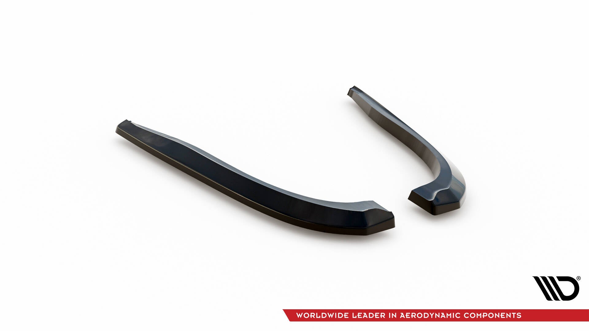 Maxton Design Heck Ansatz Flaps Diffusor V.2 passend für Infiniti Q50 S Mk1 schwarz Hochglanz