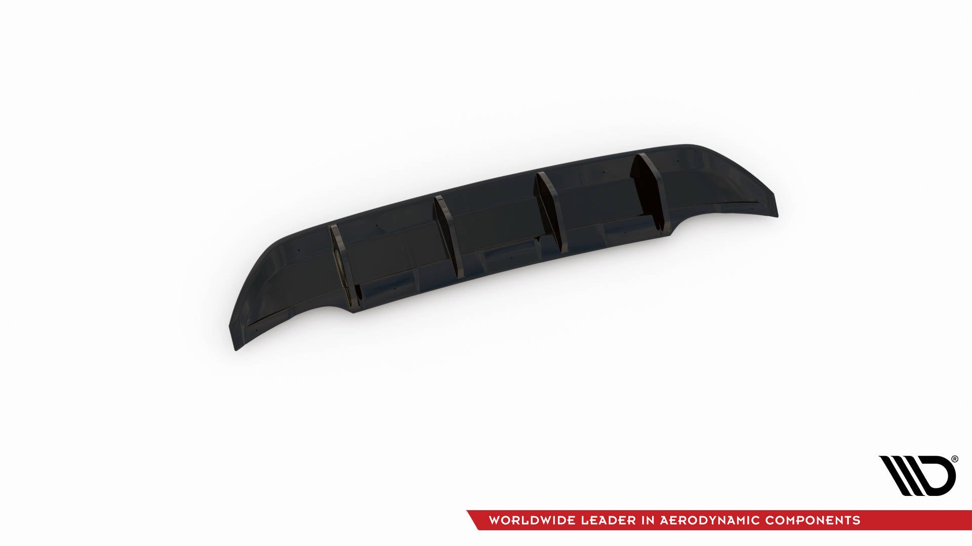 Maxton Design Diffusor Heck Ansatz passend für VW T-Roc Mk1 schwarz Hochglanz
