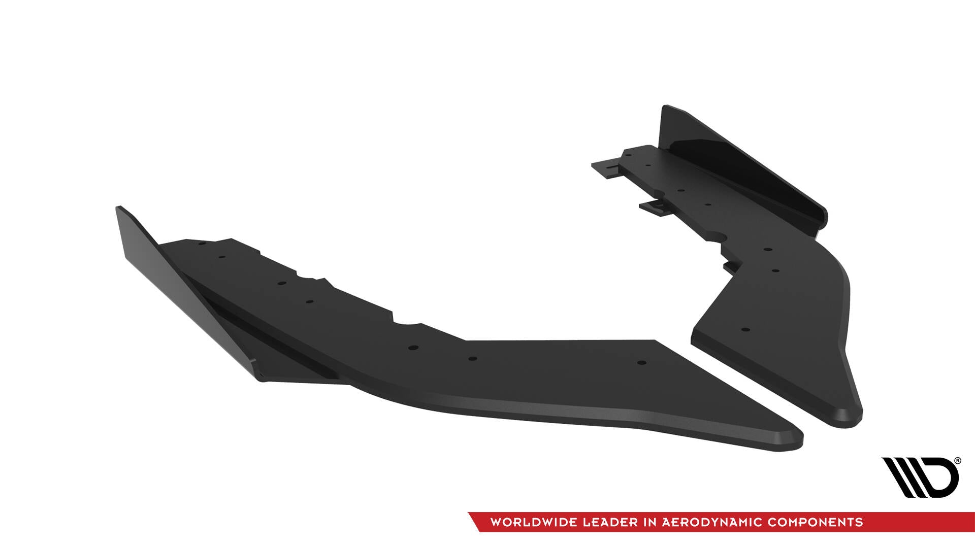 Maxton Design Street Pro Heck Ansatz Flaps Diffusor + Flaps passend für BMW 4er35i Coupe M-Paket F32 schwarz Hochglanz
