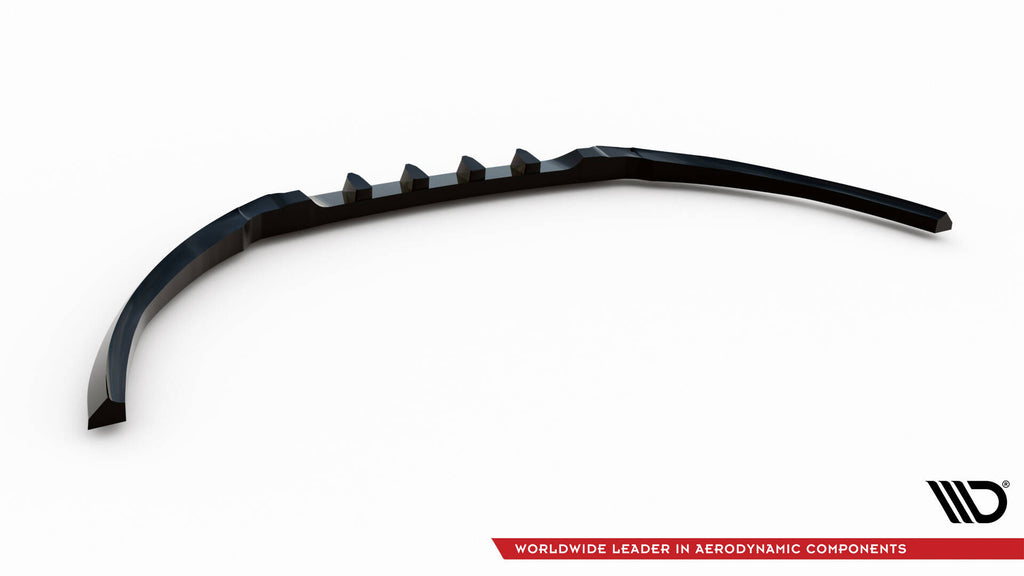 Maxton Design Street+ Spoilerlippe Front Ansatz passend für Ford S-Max ST-Line Mk2 schwarz Hochglanz