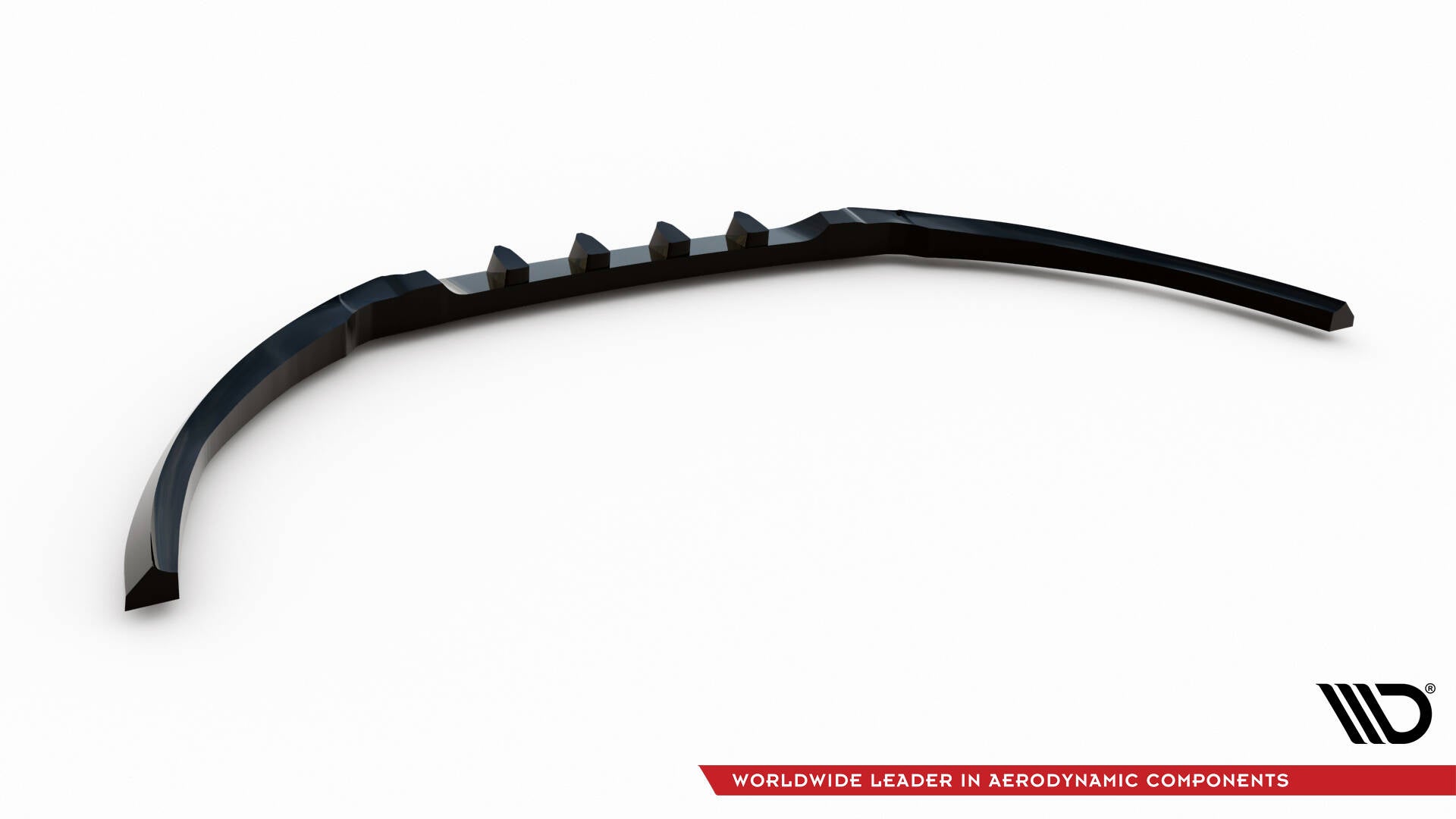 Maxton Design Street+ Spoilerlippe Front Ansatz passend für Ford S-Max ST-Line Mk2 schwarz Hochglanz