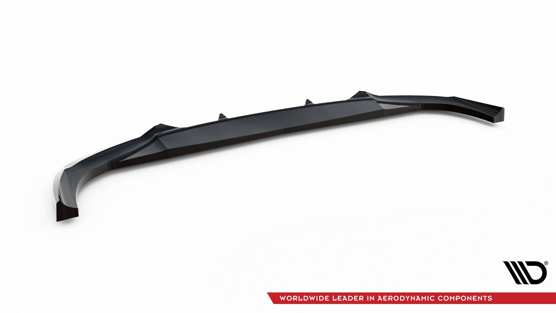 Maxton Design Street+ Spoilerlippe Front Ansatz V.2 passend für VW ID.3 Mk1 schwarz Hochglanz