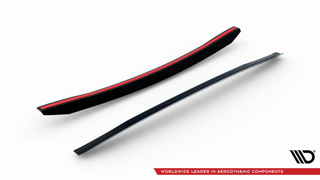 Maxton Design Spoiler CAP passend für Subaru Impreza WRX STI Mk1 schwarz Hochglanz