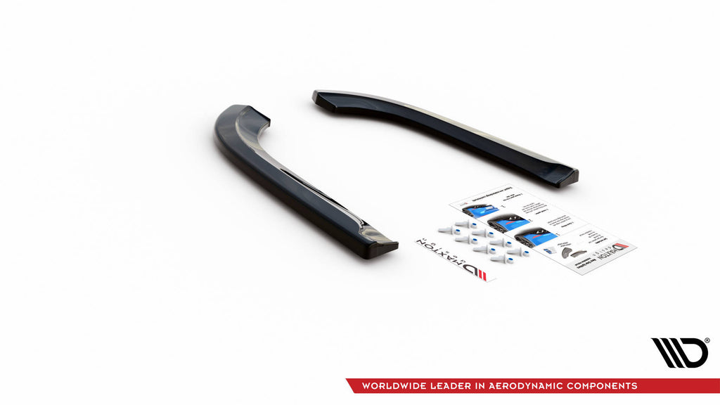 Maxton Design Heck Ansatz Flaps Diffusor passend für Dodge Durango RT Mk3 schwarz Hochglanz