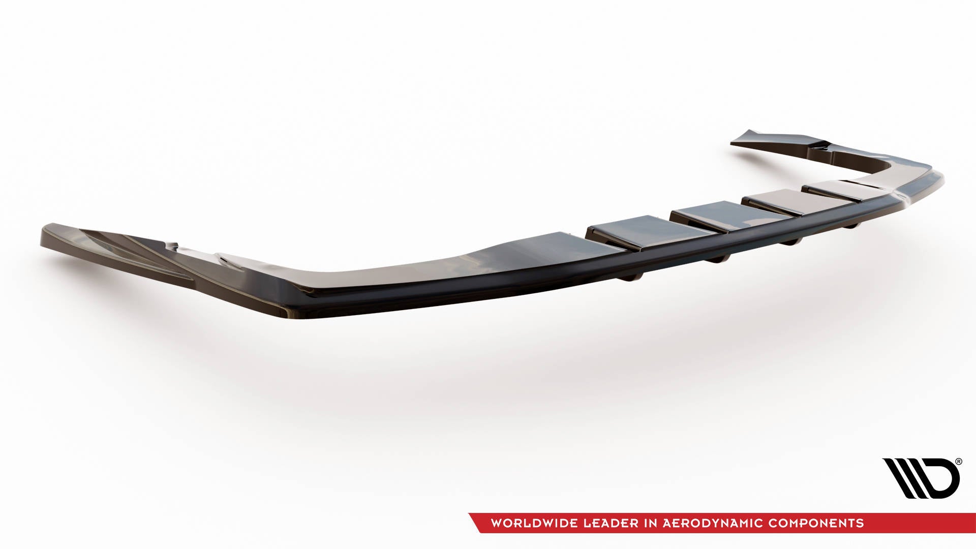 Maxton Design Street+ Mittlerer Diffusor RACE passend für Mercedes-AMG GT 63S 4 Door Coupe Aero X290 schwarz Hochglanz