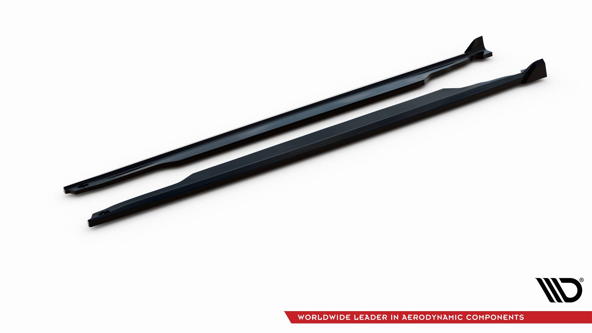 Maxton Design Street+ Seitenschweller Leisten passend für Mini One R56 schwarz Hochglanz