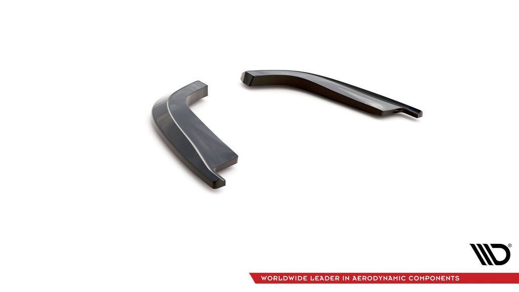 Maxton Design Heck Ansatz Flaps Diffusor passend für Infiniti G37 Coupe schwarz Hochglanz
