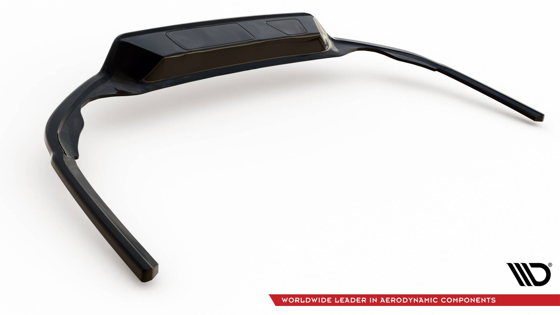 Maxton Design Street+ Mittlerer Diffusor RACE passend für VW Passat R-Line B8 Facelift schwarz Hochglanz