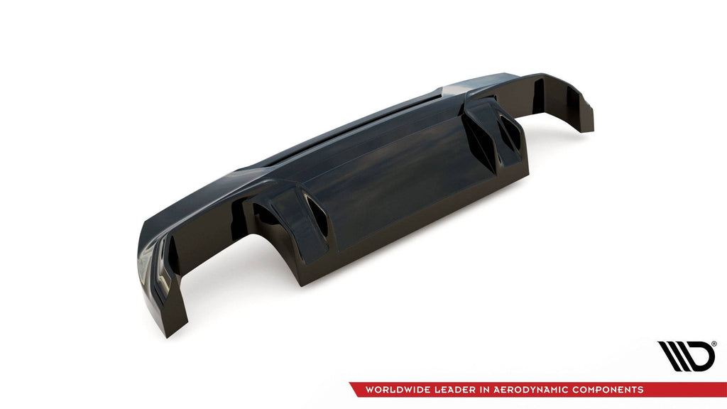 Maxton Design Diffusor Heck Ansatz V.2 für + Milltek Sport Auspuffverlängerung BMW 1er F40 M135i