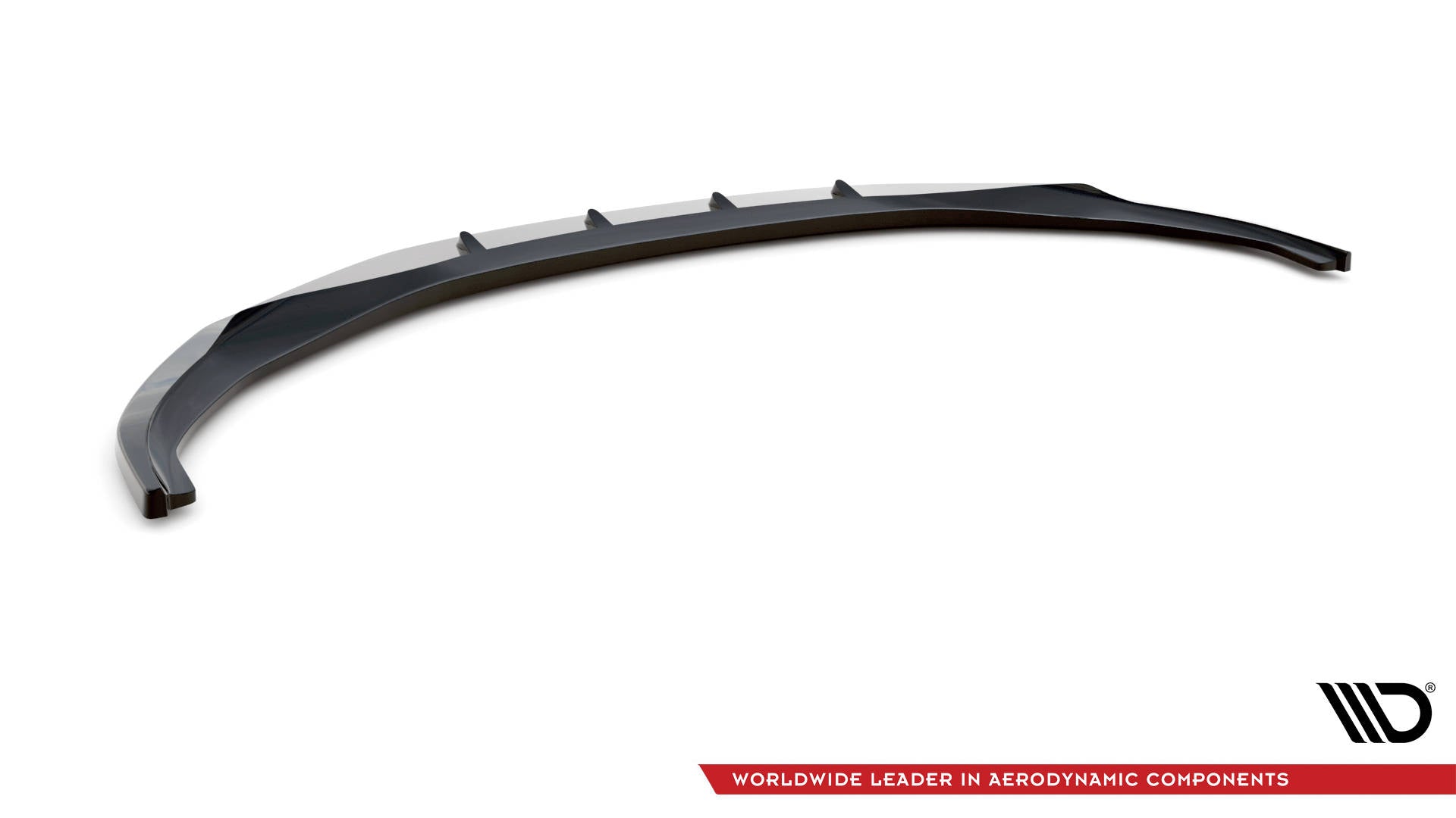 Maxton Design Street+ Spoilerlippe Front Ansatz V.3 passend für BMW 4er / i4 Gran Coupe M-Paket / M440i G26 schwarz Hochglanz