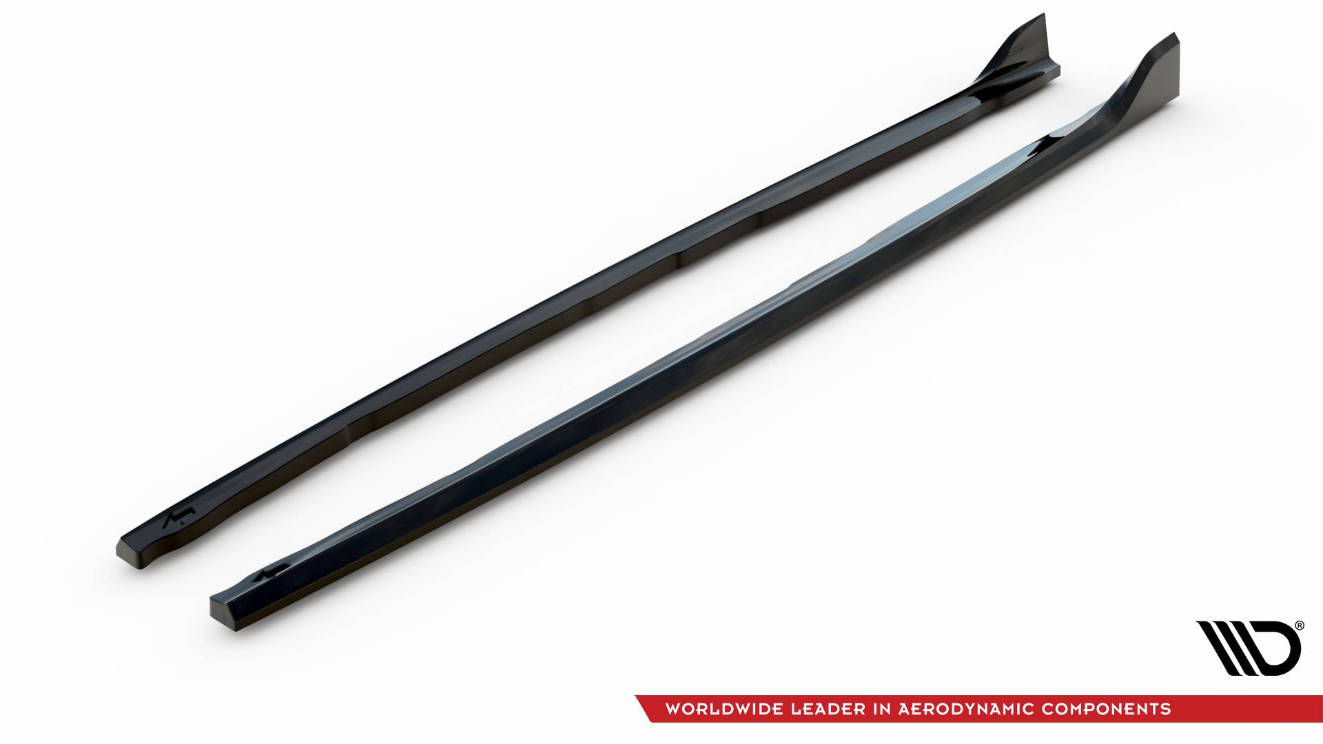 Maxton Design Street+ Seitenschweller Leisten passend für V.5 BMW 1er M-Paket/ M135i / 128ti F40 schwarz Hochglanz