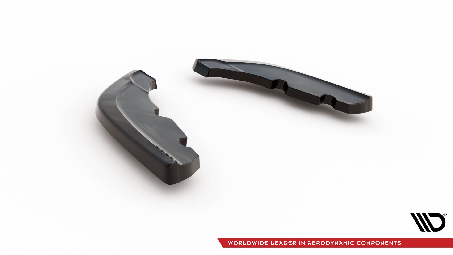 Maxton Design Heck Ansatz Flaps Diffusor V.1 passend für0 (Für heckansatz v.2) BMW 1er F40 M-Paket / M135i / 128ti schwarz Hochglanz