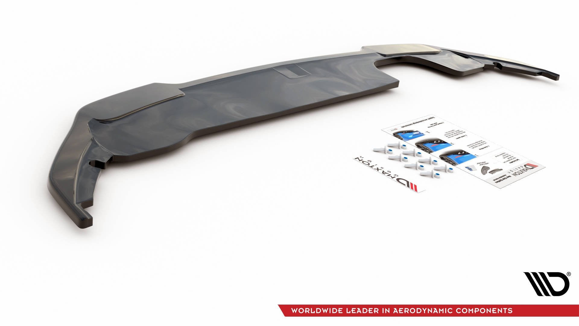Maxton Design Heckansatz Peugeot 308 GT Mk2 Facelift schwarz Hochglanz für Peugeot 308 Mk2 FL