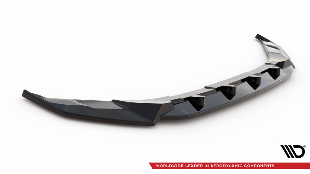 Maxton Design Front Ansatz V.1 für Volkswagen Atlas Cross Sport schwarz matt