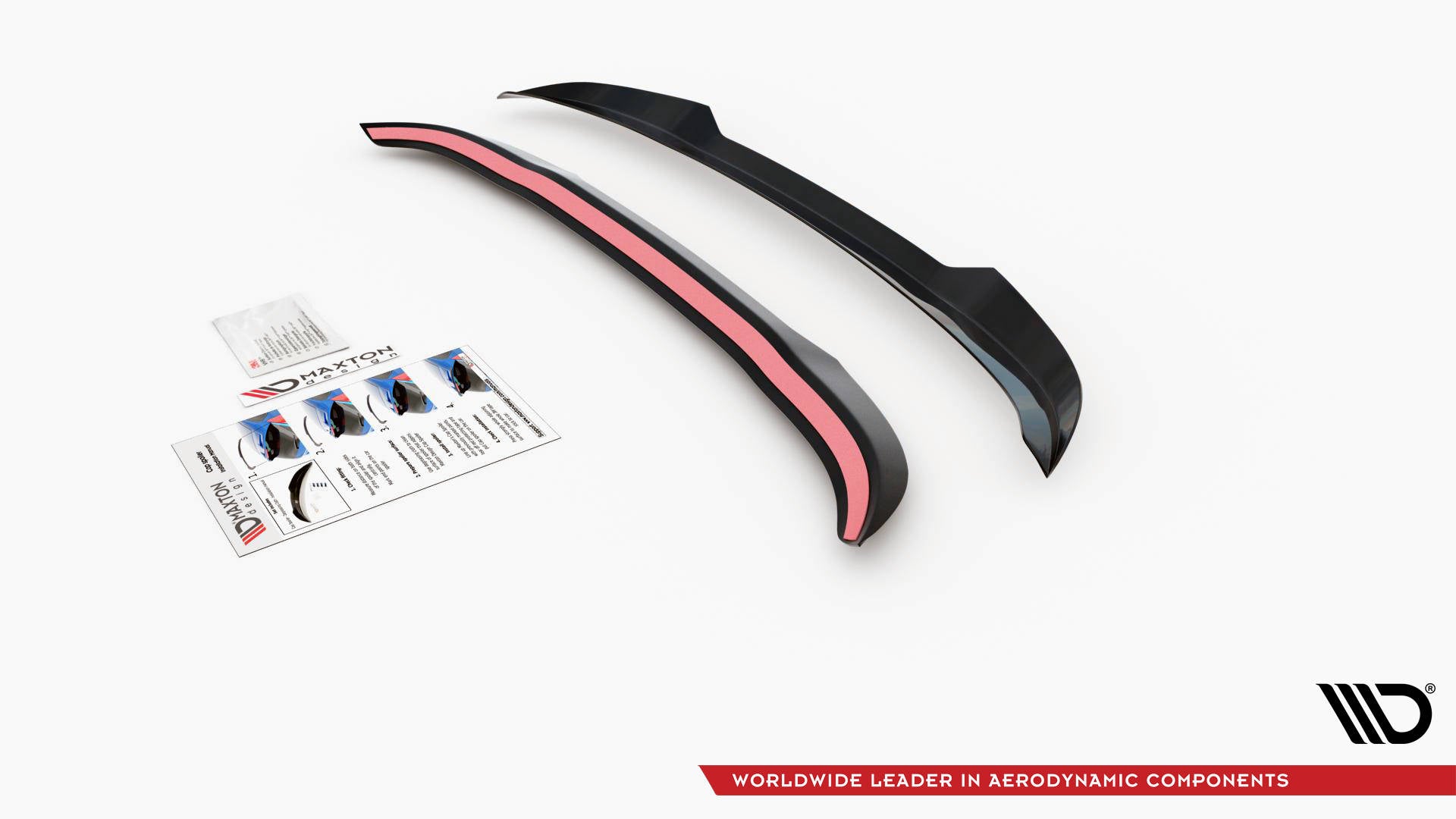 Maxton Design Spoiler CAP passend für BMW X7 M-Paket G07 schwarz Hochglanz