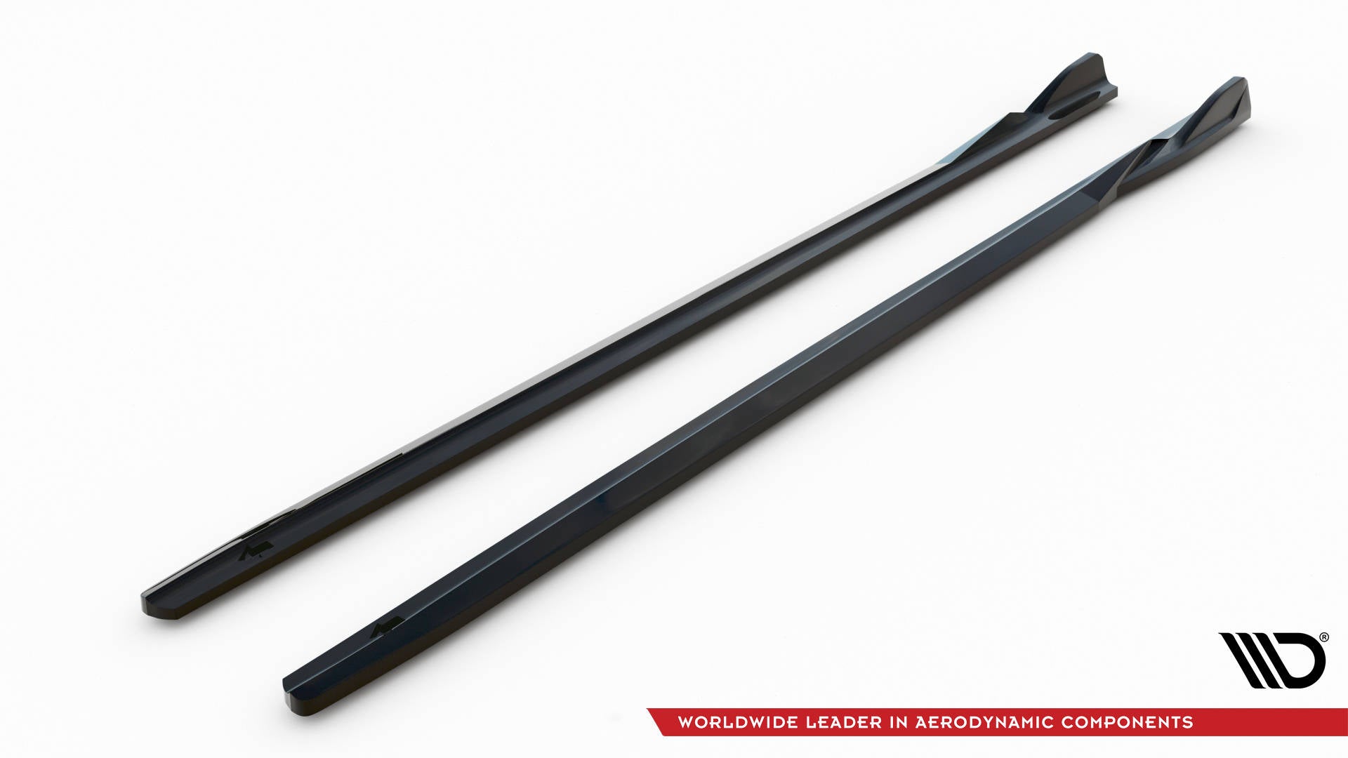 Maxton Design Street+ Seitenschweller Leisten passend für V.1 passend für BMW 2 Coupe M-Paket / M240i G42 schwarz Hochglanz