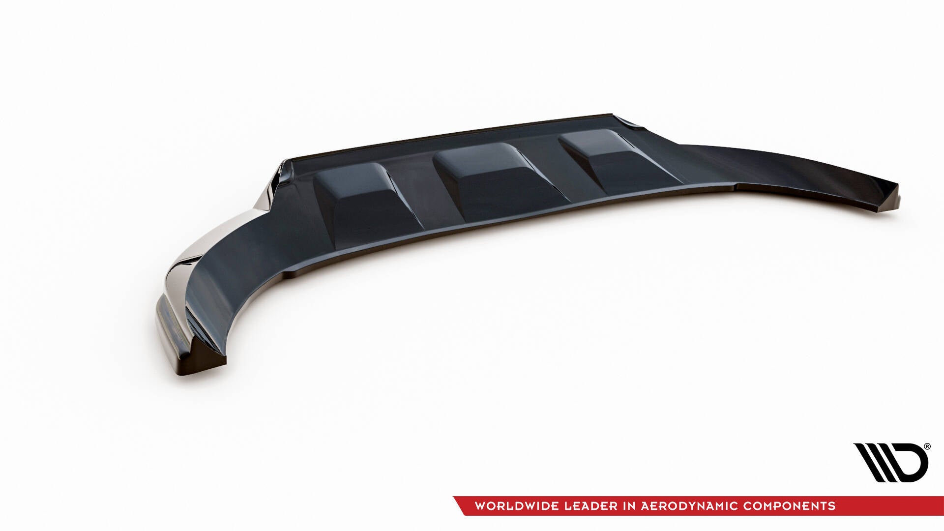 Maxton Design Street+ Spoilerlippe Front Ansatz passend für Cupra Ateca Mk1 Facelift schwarz Hochglanz