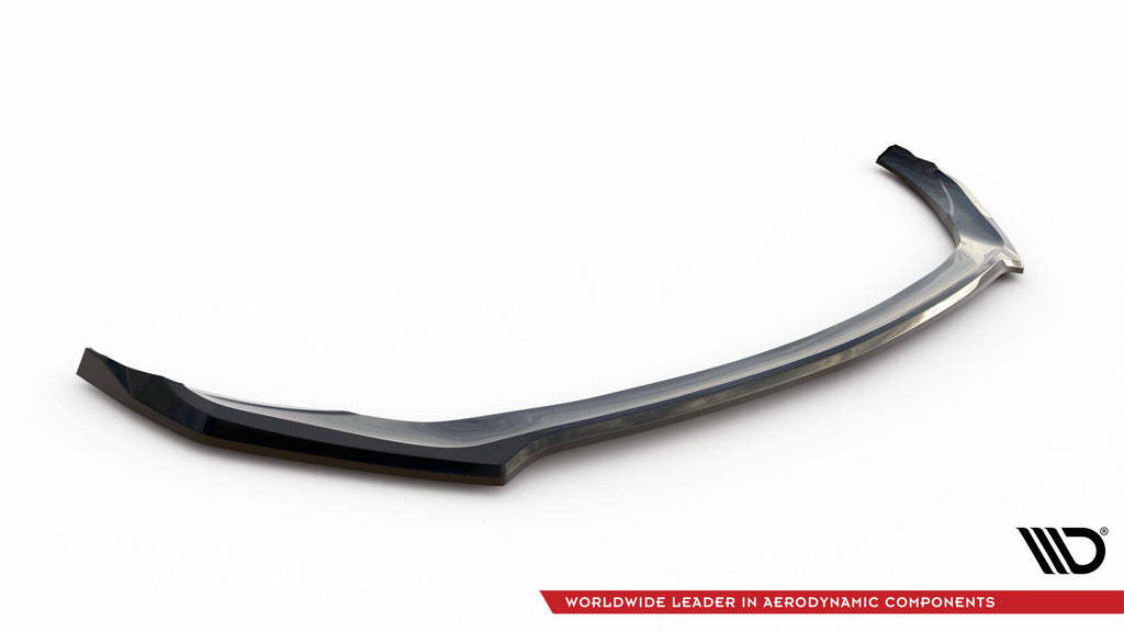 Maxton Design Street+ Spoilerlippe Front Ansatz V.1 passend für Mercedes-AMG C43 Coupe / Cabrio / Limousine / Kombi C205 / A205 / W205 / S205 Facelift schwarz Hochglanz