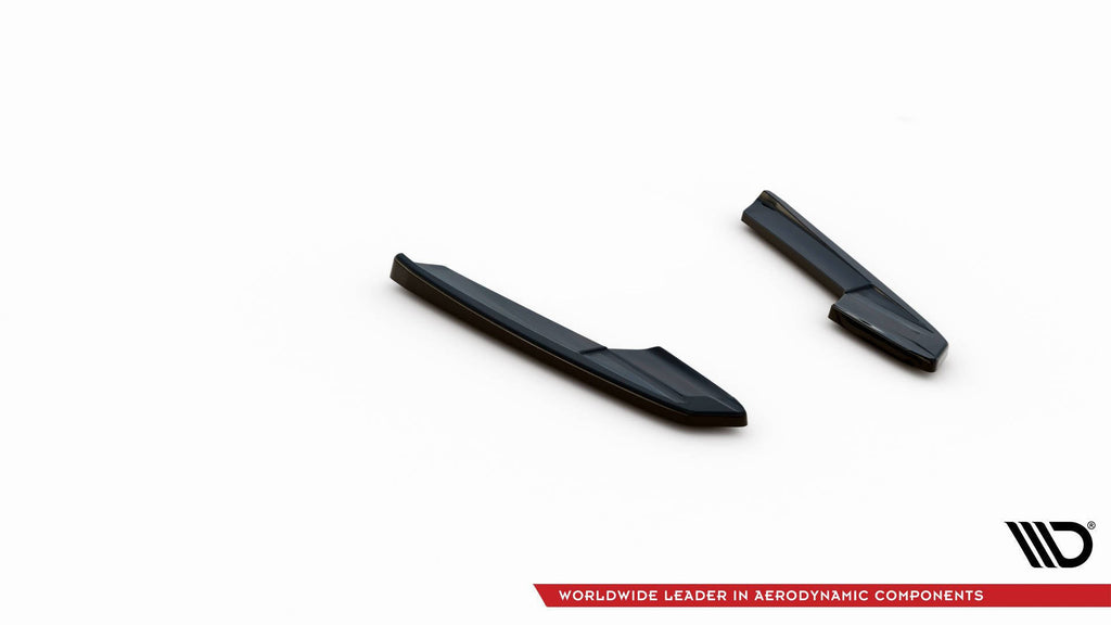 Maxton Design Heck Ansatz Flaps Diffusor V.2 passend für Audi RS6 C8 / C8 Facelift schwarz Hochglanz