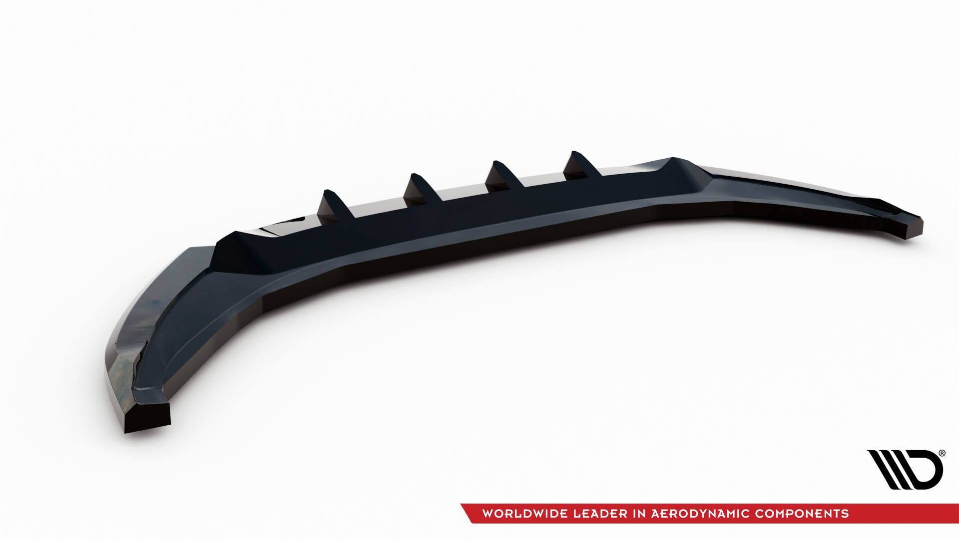 Maxton Design Street+ Spoilerlippe Front Ansatz V.1 passend für Seat Tarraco FR Mk1 schwarz Hochglanz