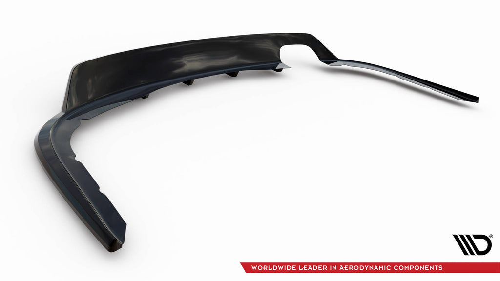 Maxton Design Street+ Mittlerer Diffusor RACE passend für BMW 4er Gran Coupe F36 schwarz Hochglanz