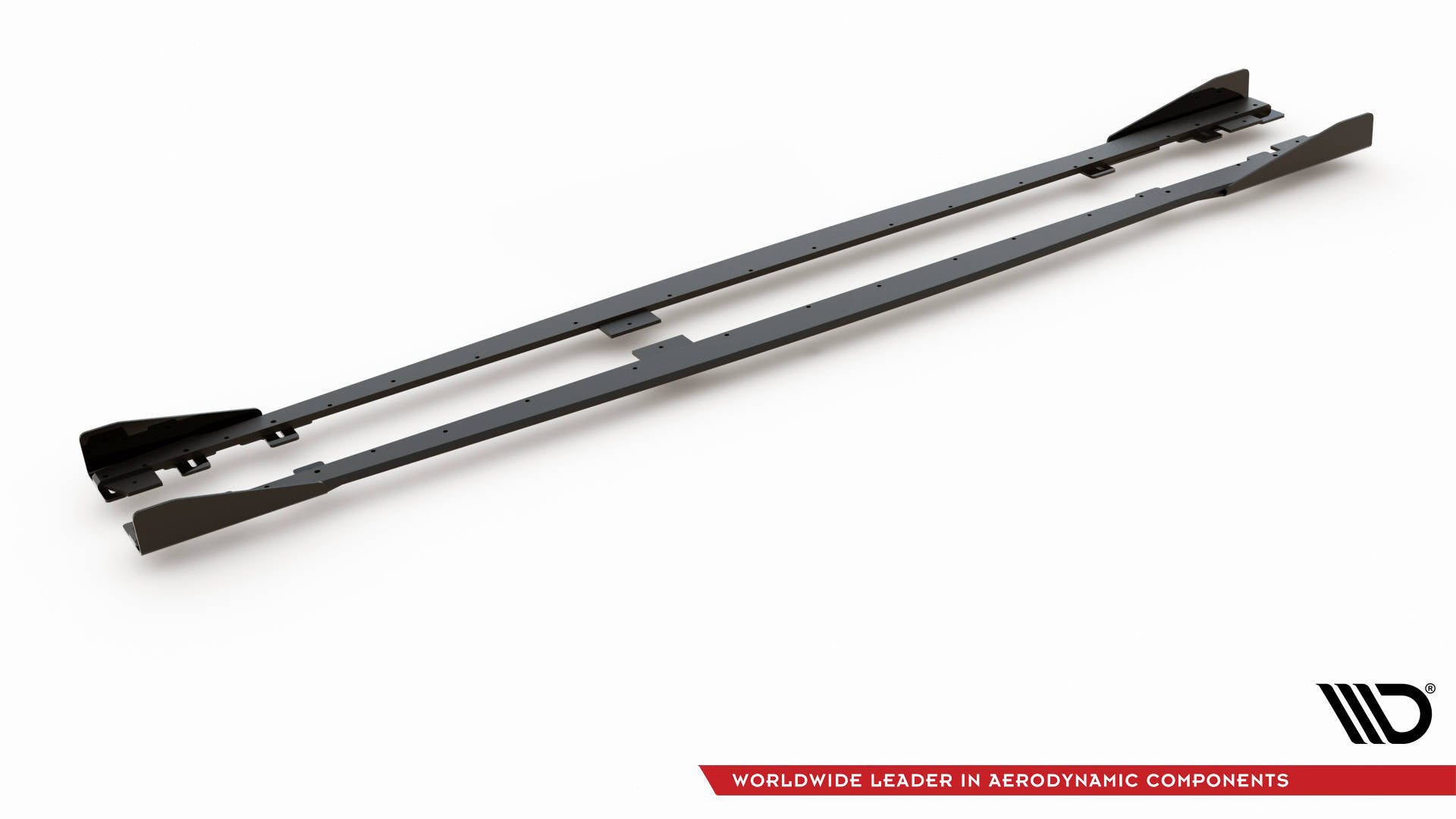 Maxton Design Street Pro Street+ Seitenschweller Leisten V.2 passend für + Flaps passend für BMW 1er F20 M135i / M140i / M-Paket schwarz Hochglanz