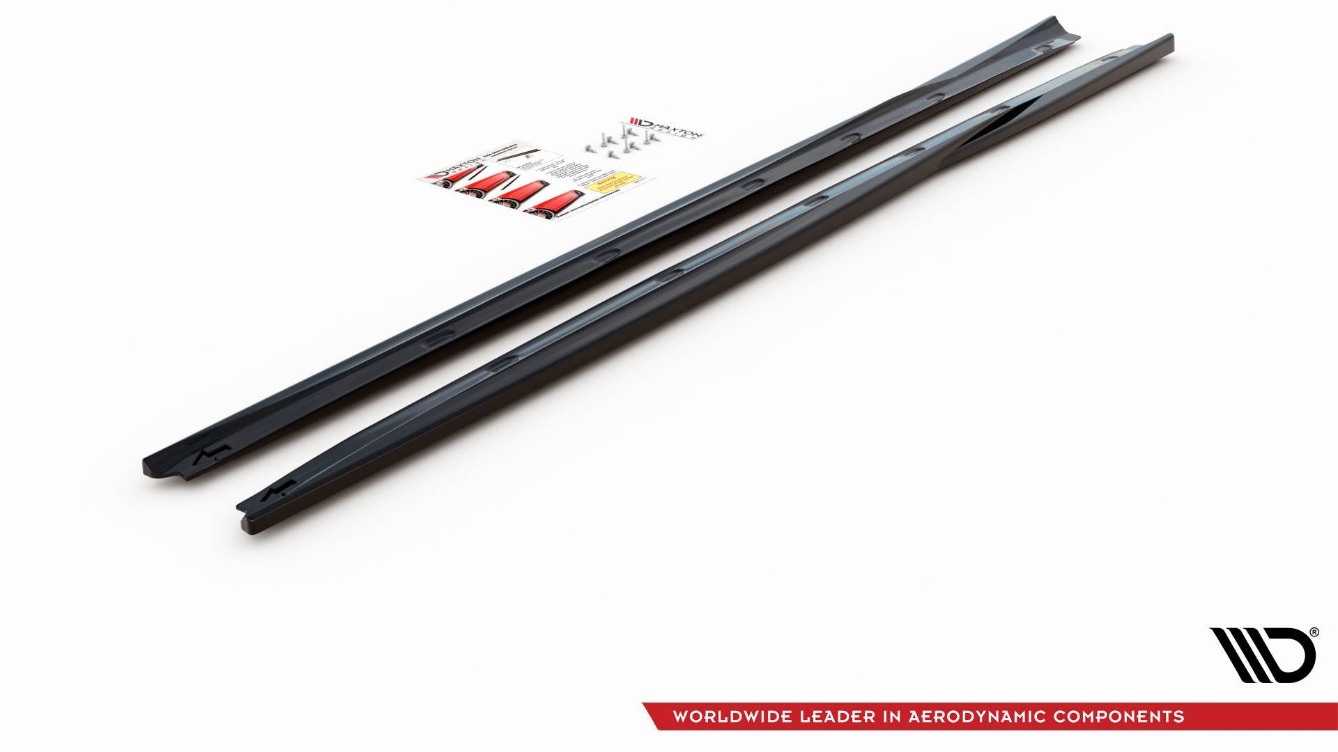 Maxton Design Street+ Seitenschweller Leisten V.2 passend für Alfa Romeo Giulietta schwarz Hochglanz