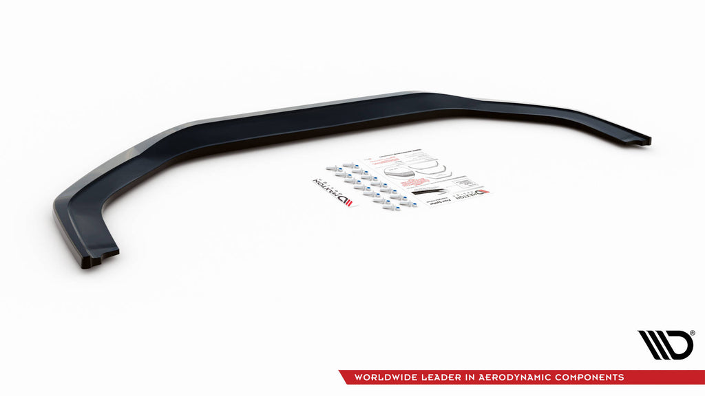 Maxton Design Street+ Spoilerlippe Front Ansatz V.1 passend für Honda Civic Mk9 schwarz Hochglanz