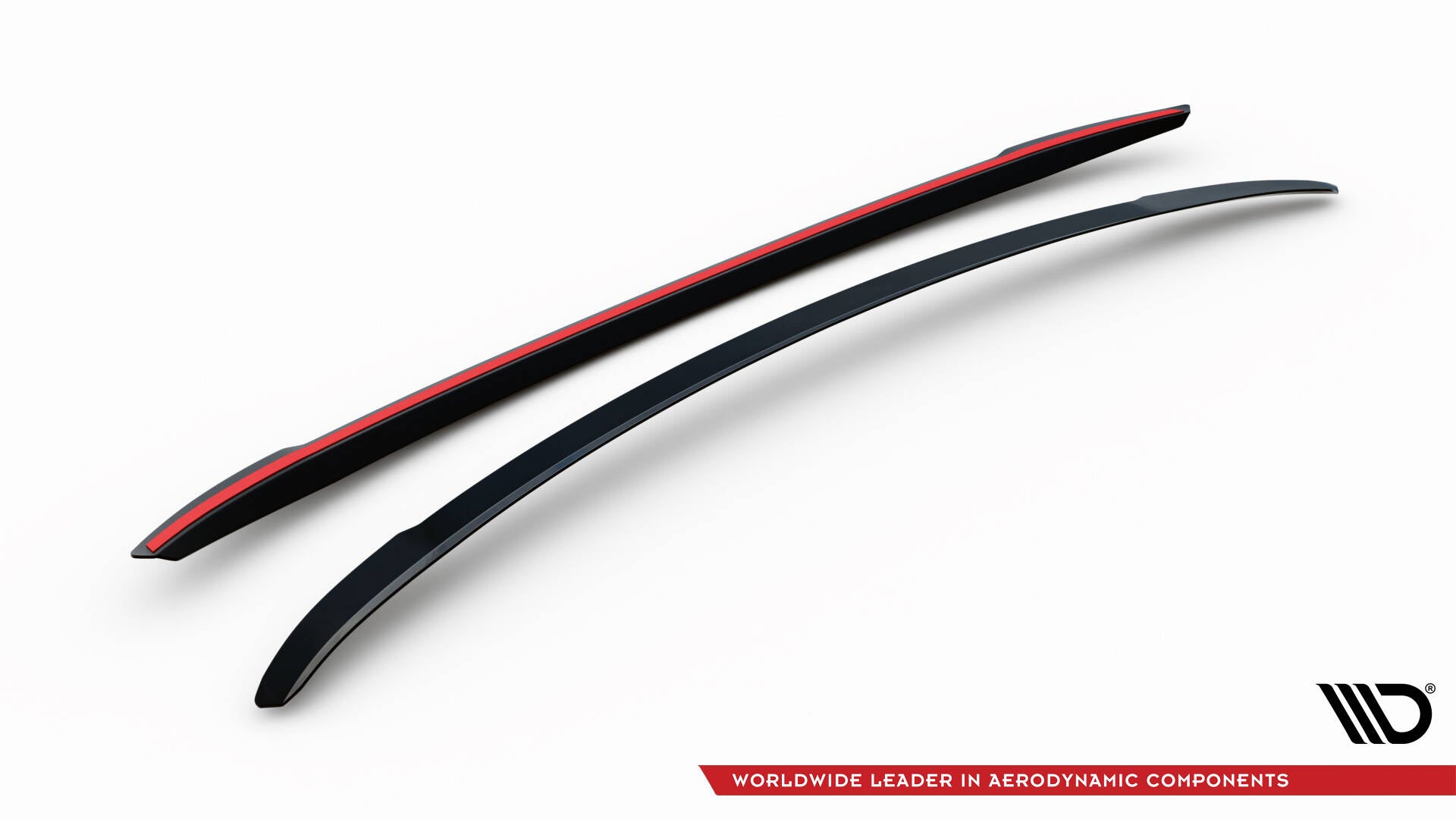 Maxton Design Verlängerung motorhaube VW Golf Mk8 schwarz Hochglanz für Volkswagen Golf Mk8
