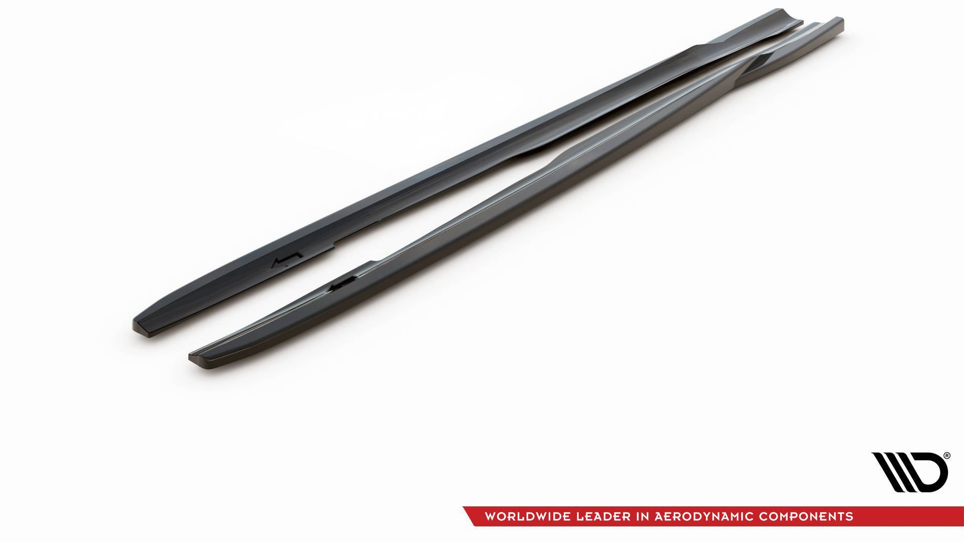 Maxton Design Street+ Seitenschweller Leisten V.2 passend für Ford Focus ST Mk3 schwarz Hochglanz