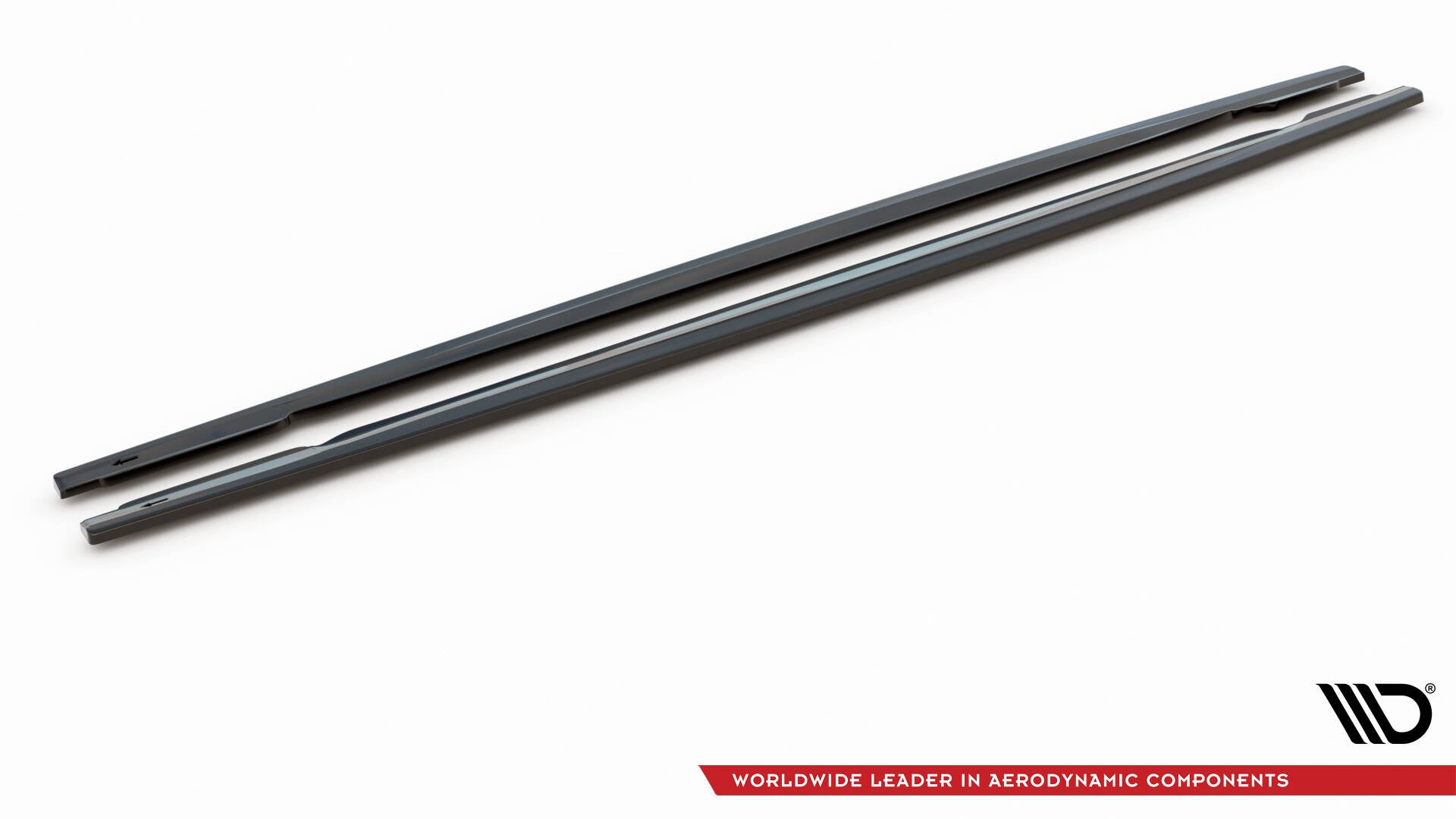 Maxton Design Street+ Seitenschweller Leisten V.2 passend für Audi RS6 C8 / C8 Facelift schwarz Hochglanz