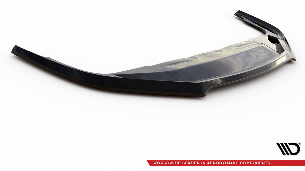 Maxton Design Street+ Spoilerlippe Front Ansatz V.1 passend für Porsche 911 Carrera 991 Facelift schwarz Hochglanz