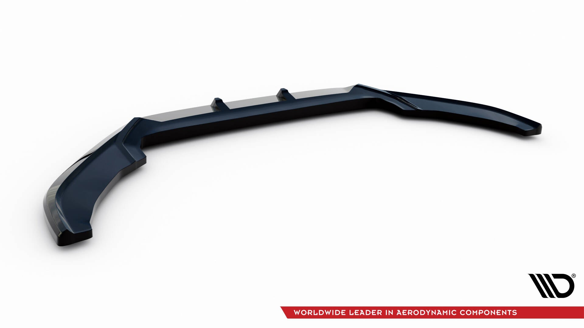 Maxton Design Street+ Spoilerlippe Front Ansatz V.1 passend für VW Scirocco Mk3 Facelift schwarz Hochglanz