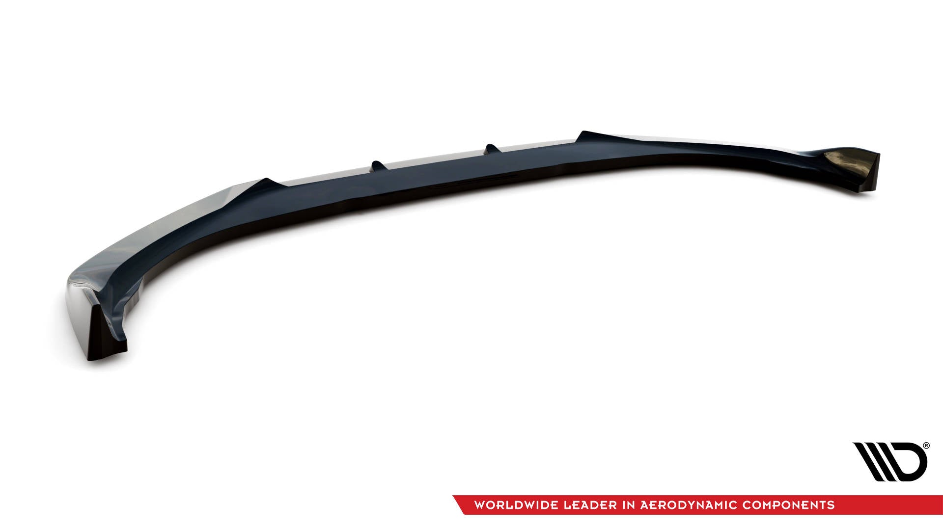 Maxton Design Street+ Spoilerlippe Front Ansatz V.1 passend für Ford Mustang Mach-E Mk1 schwarz Hochglanz