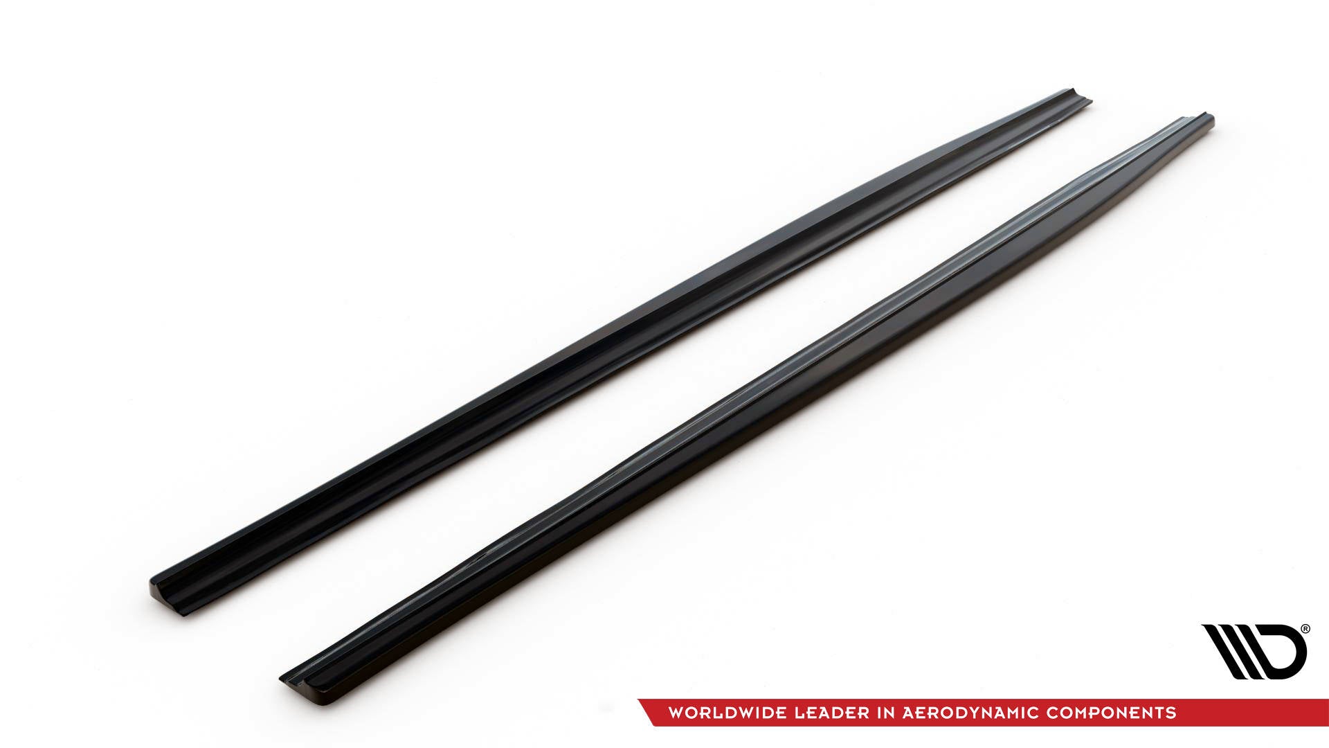 Maxton Design Street+ Seitenschweller Leisten passend für BMW 1er M-Paket / M135i / M140i F21 / F21 Facelift schwarz Hochglanz