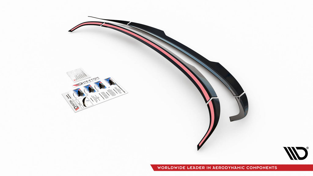 Maxton Design Spoiler CAP passend für Paket Dodge Charger RT Mk7 Facelift schwarz Hochglanz