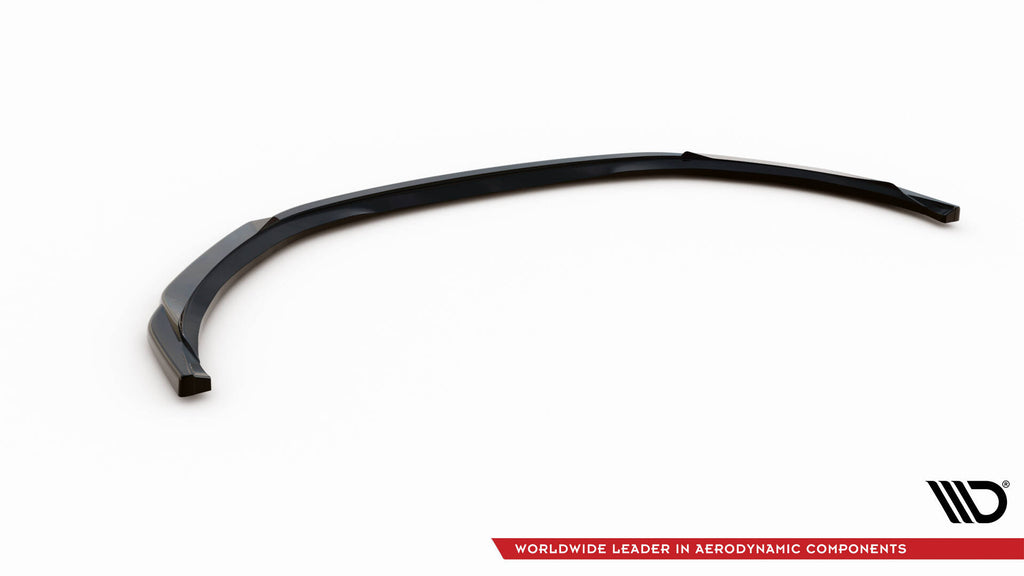 Maxton Design Street+ Spoilerlippe Front Ansatz V.2 passend für Renault Clio RS Mk4 schwarz Hochglanz