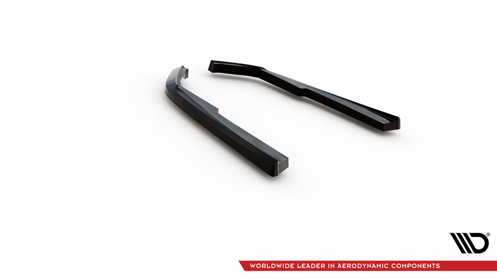 Maxton Design Heck Ansatz Flaps Diffusor passend für BMW M-Paket G20 / G21 Facelift schwarz Hochglanz