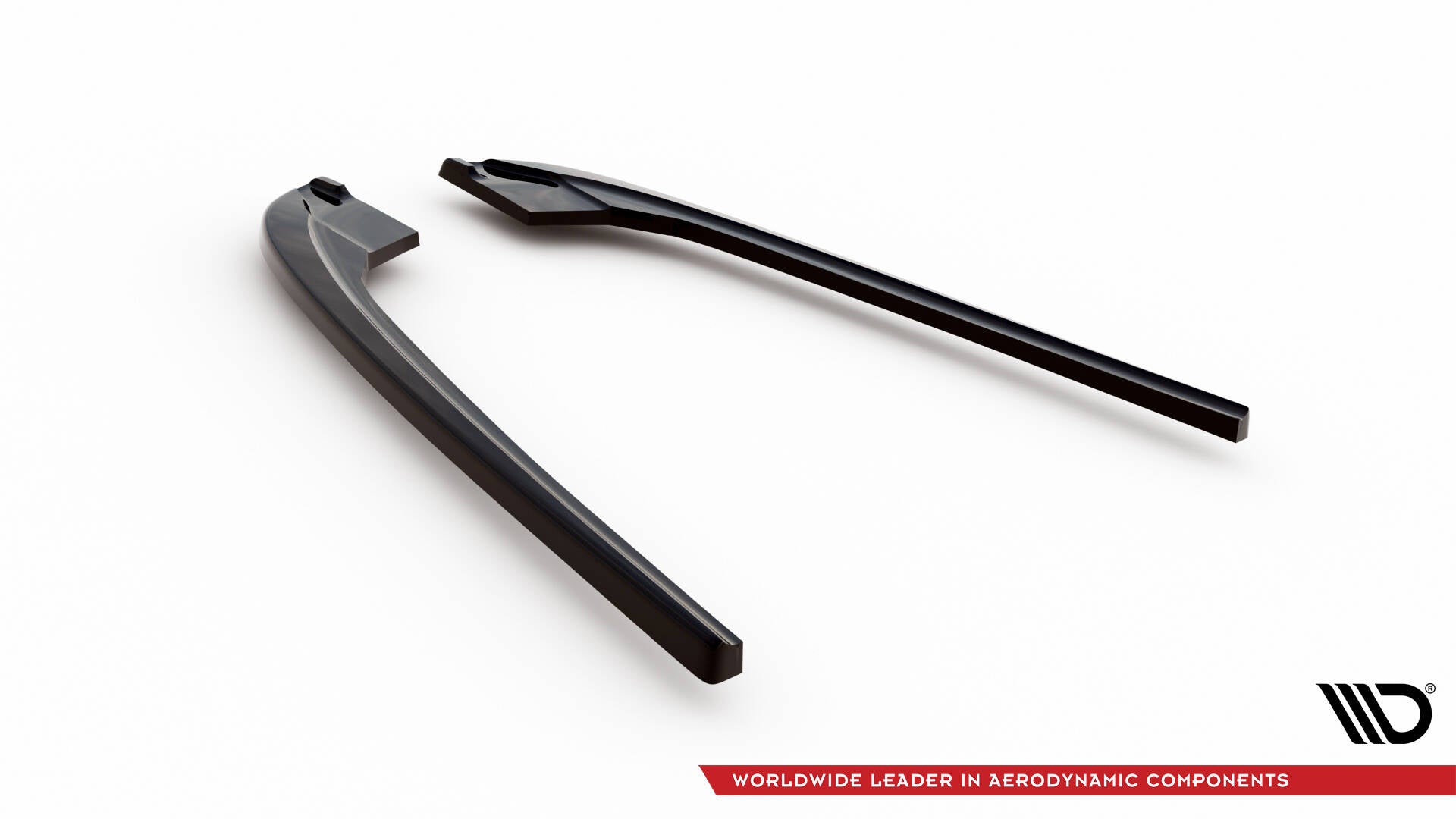 Maxton Design Heck Ansatz Flaps Diffusor V.3 passend für BMW 5er M-Paket F10 / F11 schwarz Hochglanz