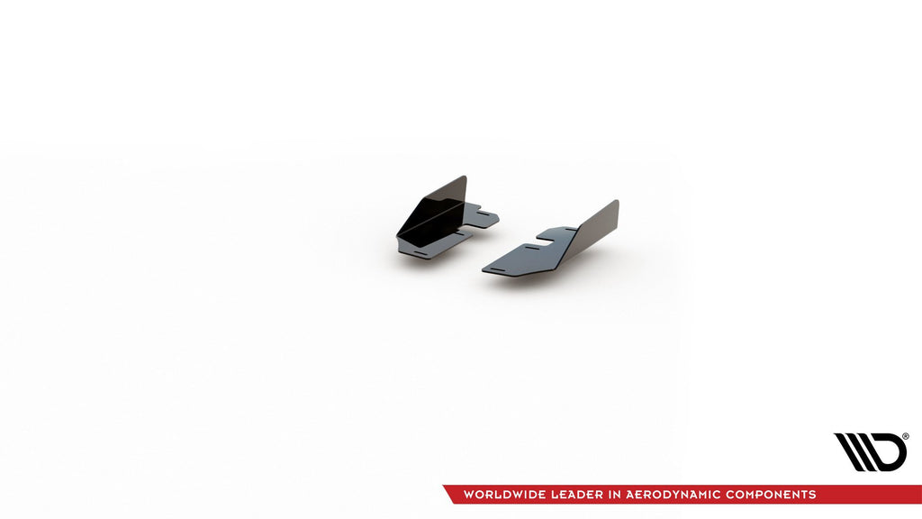 Maxton Design Seitenschweller Flaps passend für Ford Focus ST / ST-Line Mk4 schwarz Hochglanz