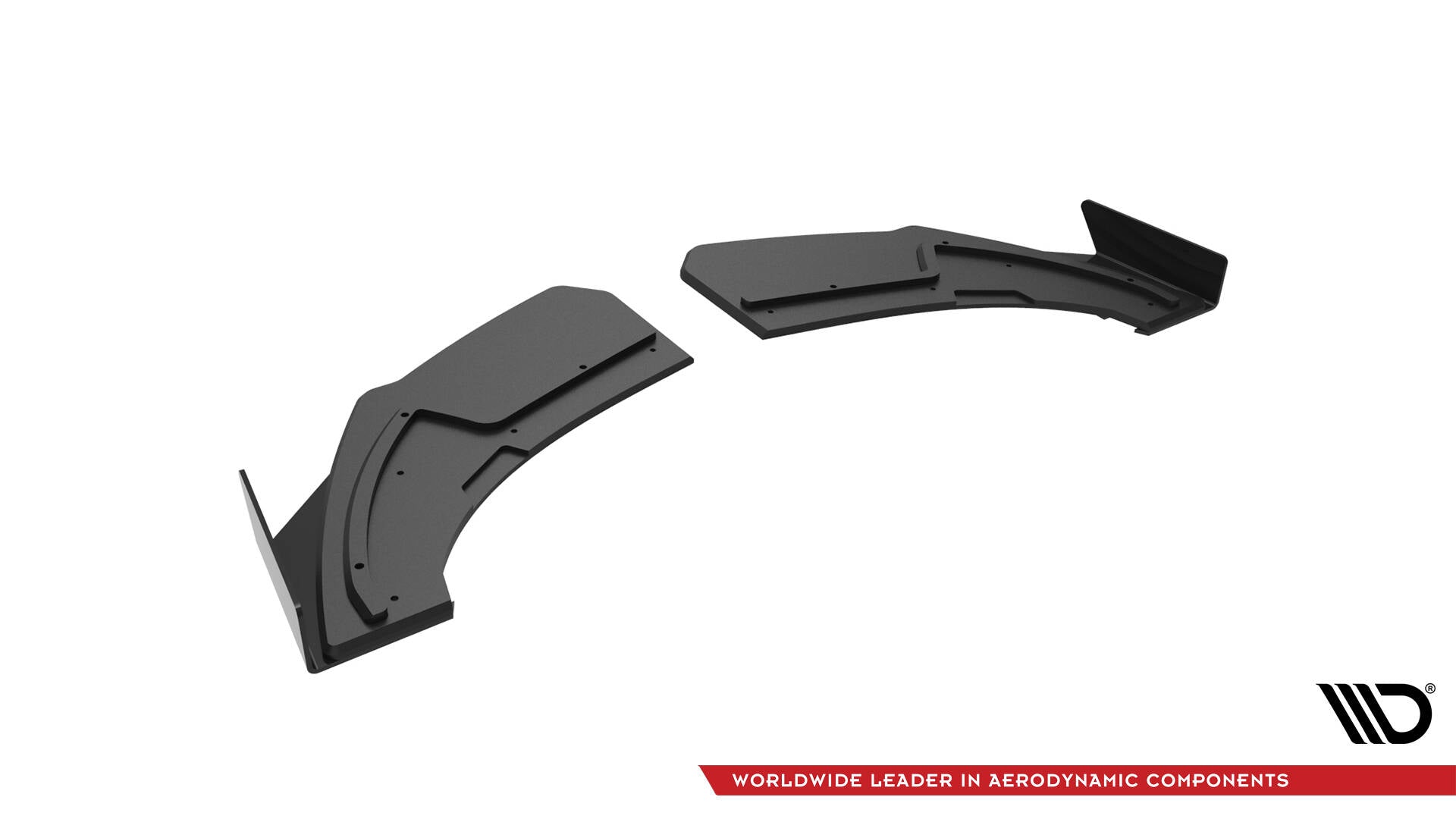 Maxton Design Street Pro Heck Ansatz Flaps Diffusor + Flaps passend für Audi TT S-Line 8S schwarz Hochglanz