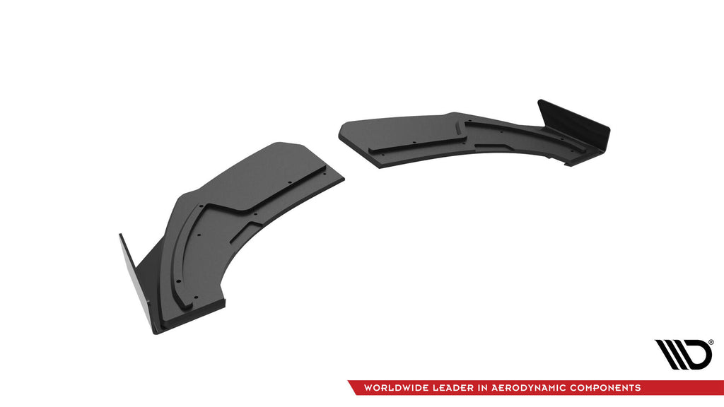 Maxton Design Street Pro Heck Ansatz Flaps Diffusor + Flaps passend für Audi TT S-Line 8S schwarz Hochglanz