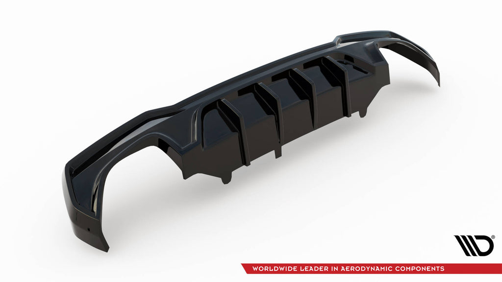 Maxton Design Diffusor Heck Ansatz passend für BMW M440i / M440d G22 / G23 / G22 Facelift / G23 Facelift