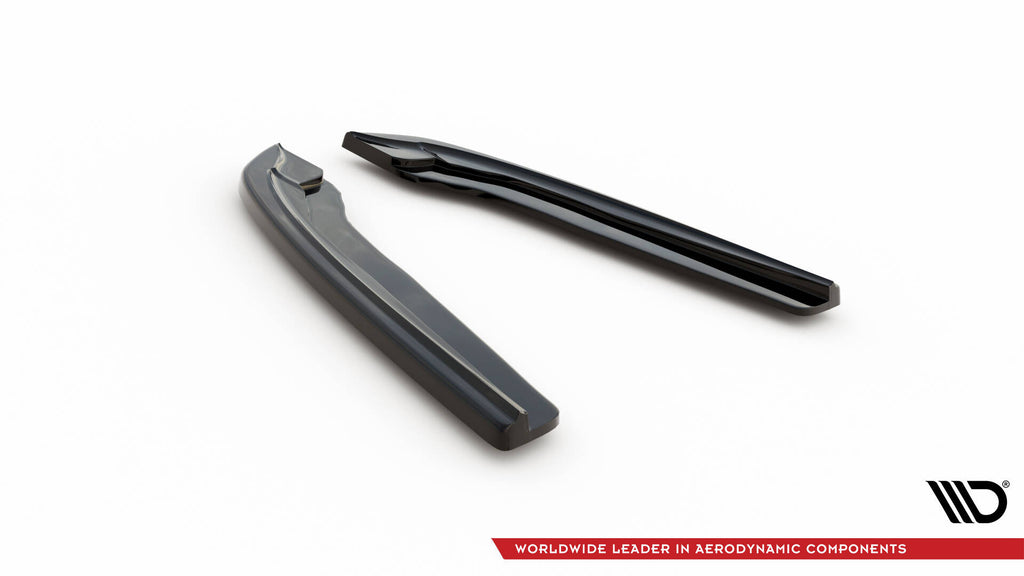 Maxton Design Heck Ansatz Flaps Diffusor passend für BMW M5 F10 schwarz Hochglanz