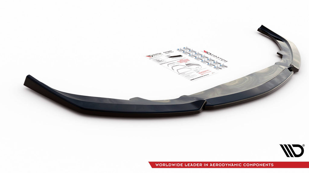 Maxton Design Street+ Spoilerlippe Front Ansatz V.1 passend für Lexus IS F Mk2 schwarz Hochglanz