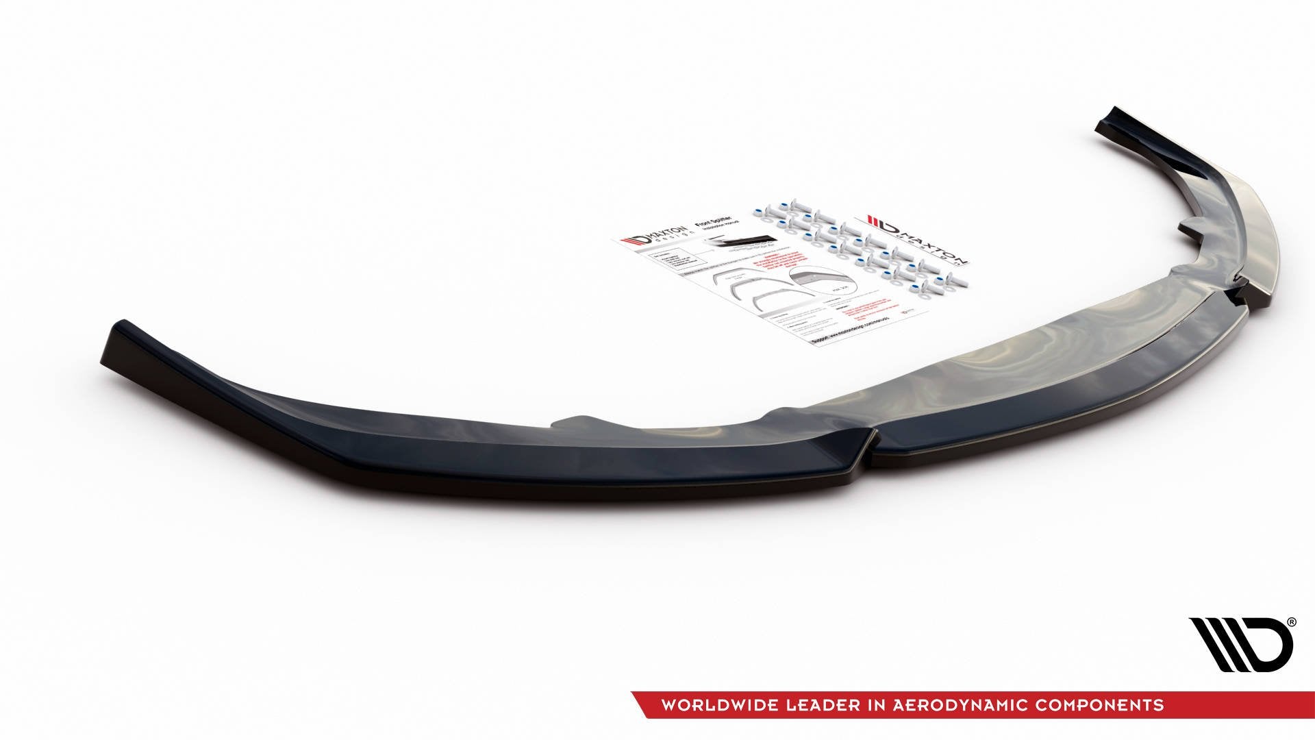 Maxton Design Street+ Spoilerlippe Front Ansatz V.1 passend für Lexus IS F Mk2 schwarz Hochglanz
