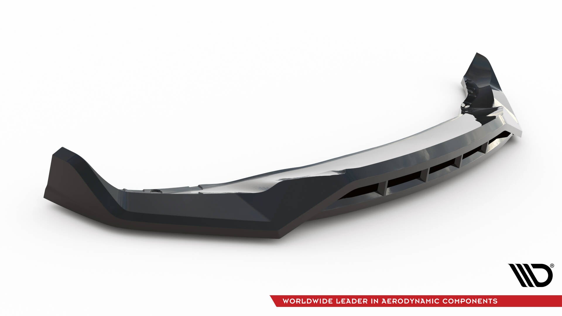 Maxton Design Street+ Spoilerlippe Front Ansatz V.2 passend für BMW X5 M-Paket G05 Facelift schwarz Hochglanz