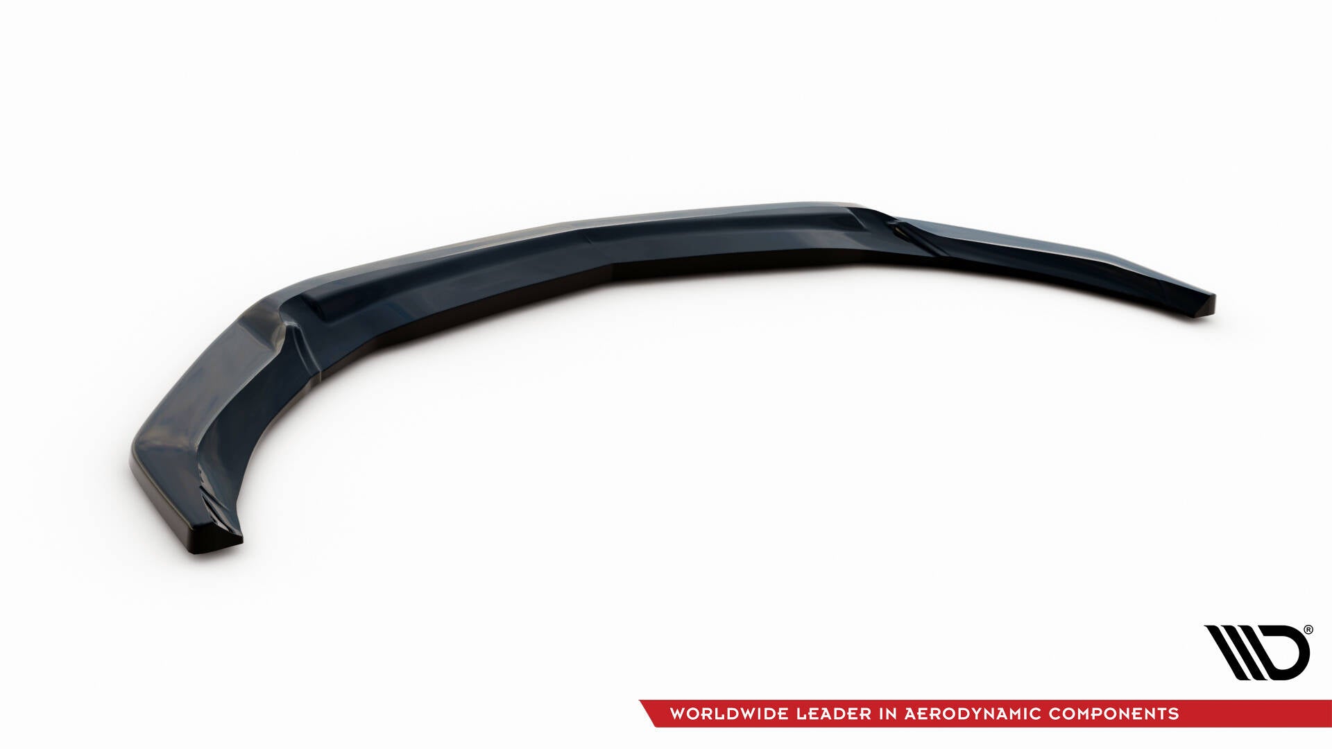 Maxton Design Street+ Spoilerlippe Front Ansatz V.2 passend für Mercedes-Benz A45 Aero W176 Facelift schwarz Hochglanz