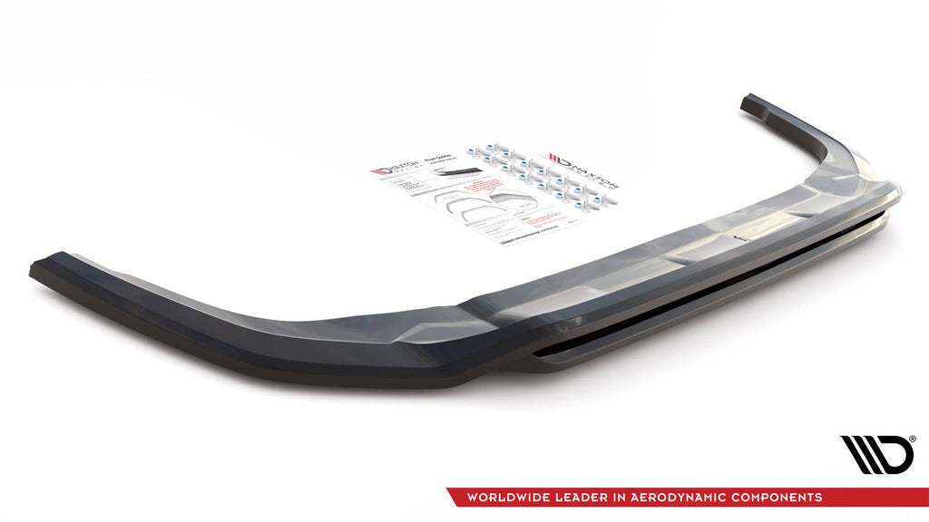 Maxton Design Street+ Spoilerlippe Front Ansatz passend für Toyota RAV4 Mk5 schwarz Hochglanz