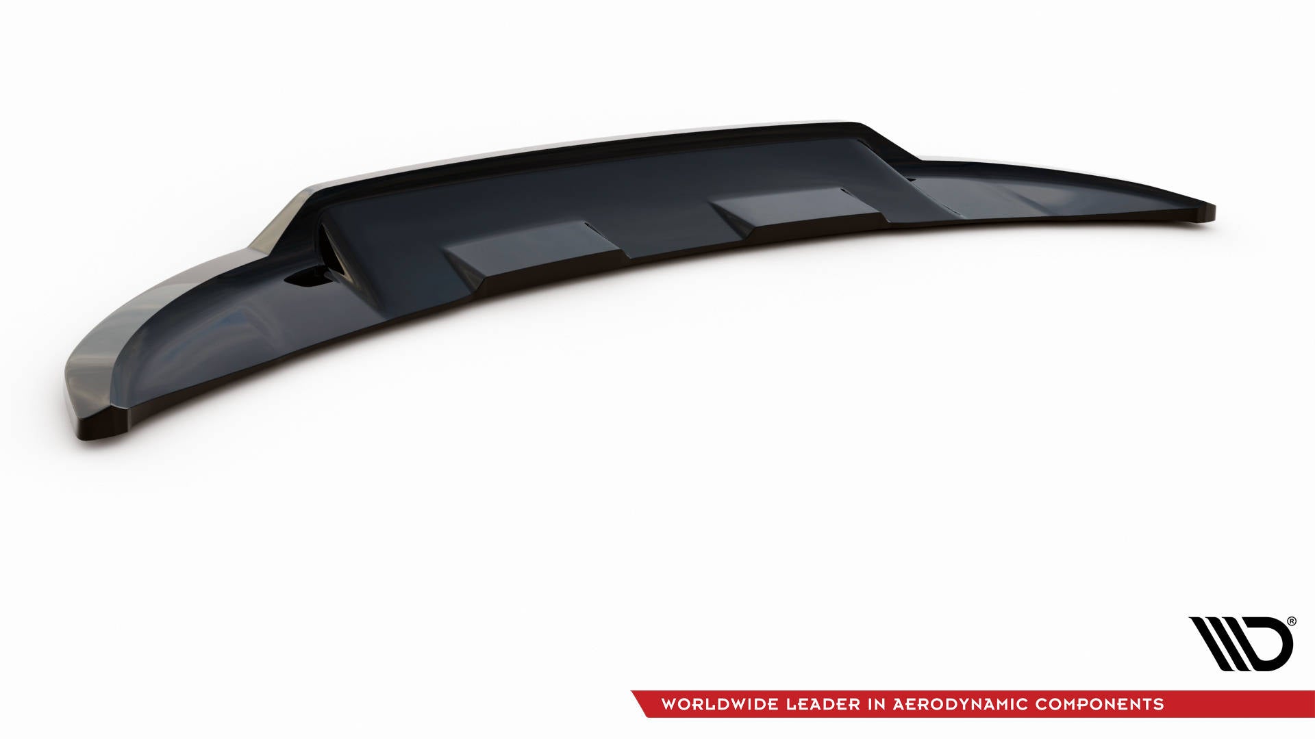 Maxton Design Street+ Spoilerlippe Front Ansatz V.2 passend für Land Rover Range Rover Sport SVR Mk2 schwarz Hochglanz